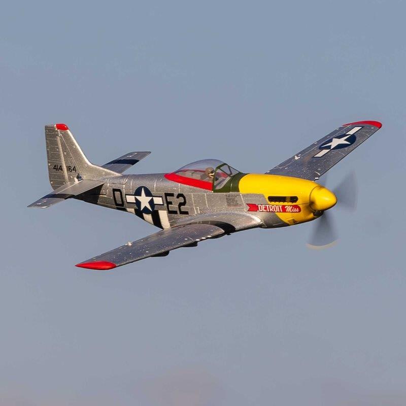 E-flite UMX P-51D Mustang Detroit Miss BNF Basic with AS3X and SAFE Select - 4