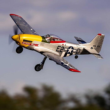 E-flite UMX P-51D Mustang Detroit Miss BNF Basic with AS3X and SAFE Select