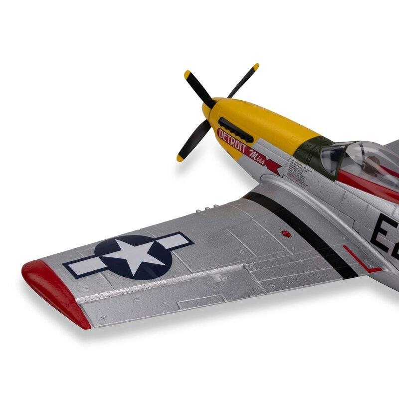 E-flite UMX P-51D Mustang Detroit Miss BNF Basic with AS3X and SAFE Select - 26
