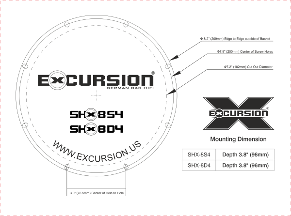 Excursion SHX 8C - 4