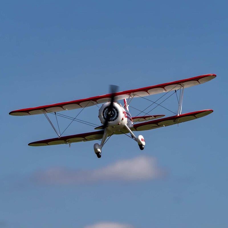 E-flite UMX WACO BNF Basic with AS3X and SAFE Select, White - 6