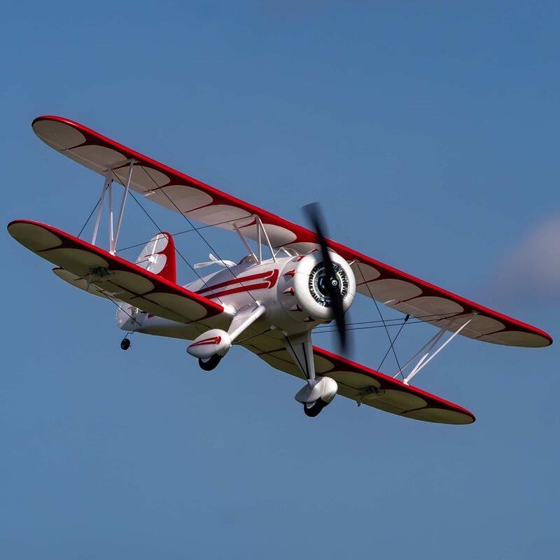 E-flite UMX WACO BNF Basic with AS3X and SAFE Select, White - 4
