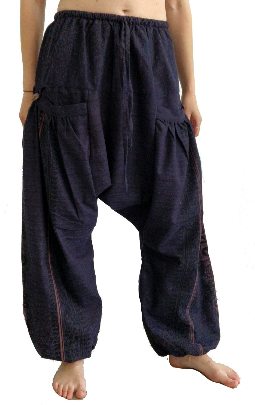 Haremsbyxor -  Aum - med stora fickor - 2