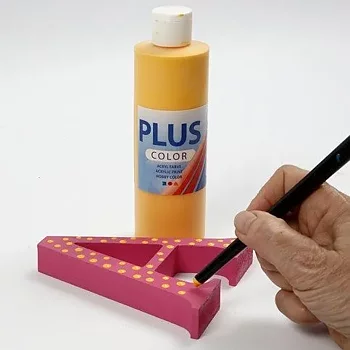 Träbokstav - Höjd 13 cm Välj mellan alfabetets bokstäver