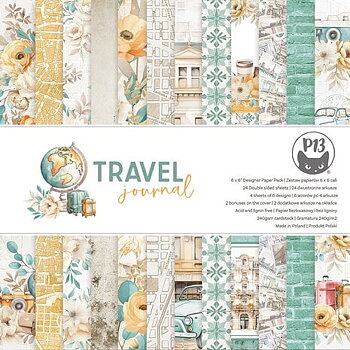 Travel Journal 6x6 Inch Paper Pad 