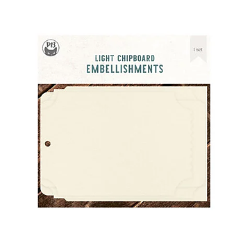 Travel Journal Light Chipboard Embellishments 6x6 Inch Album Base 