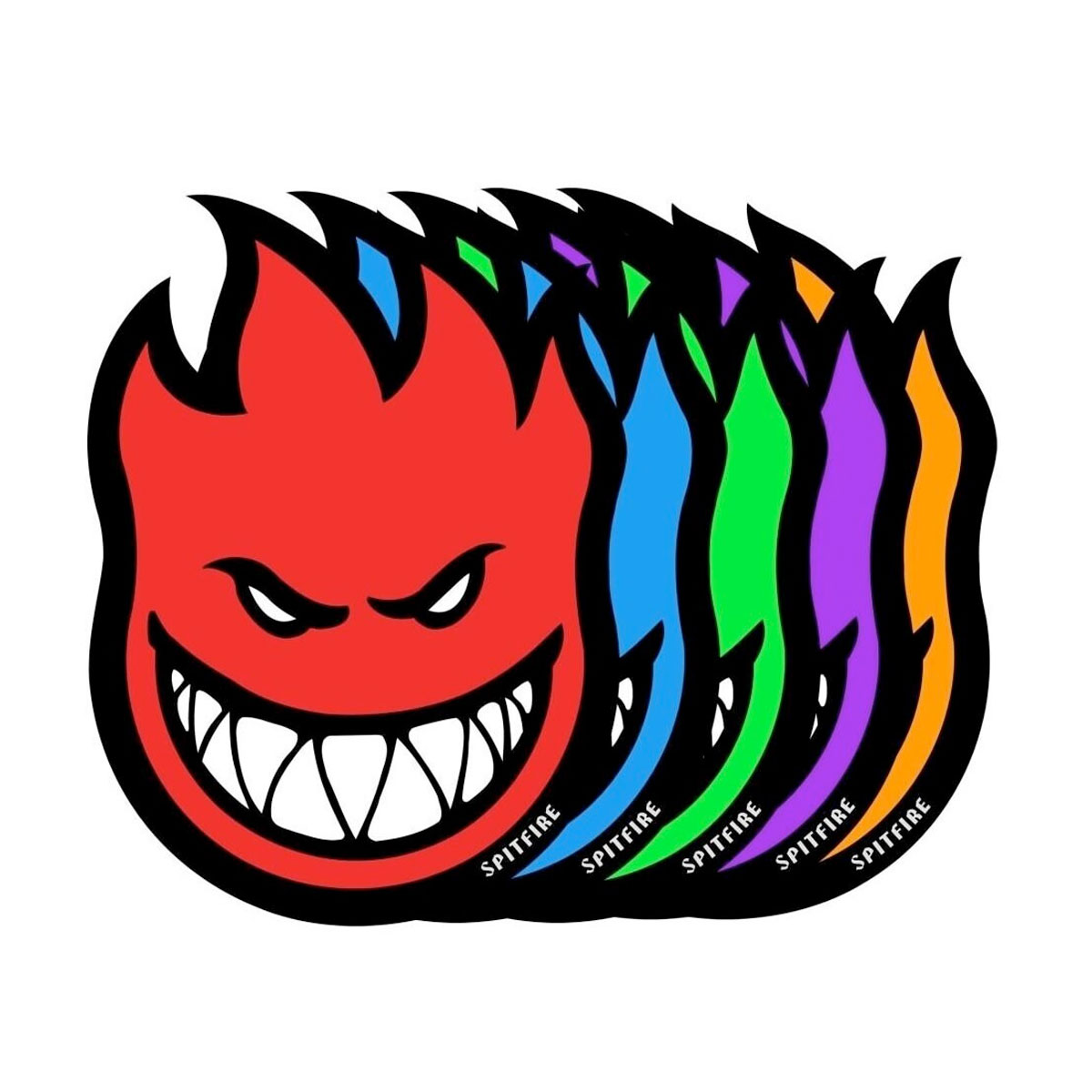 Spitfire sticker fireball 
