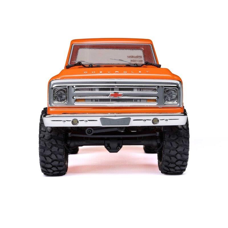 AXIAL 1/24 SCX24 1967 Chevrolet C10 4WD Brushed Truck RTR, Orange - 13