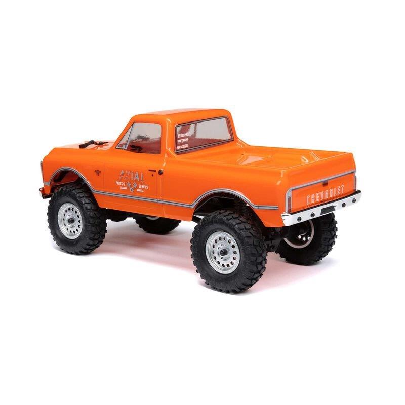 AXIAL 1/24 SCX24 1967 Chevrolet C10 4WD Brushed Truck RTR, Orange - 10