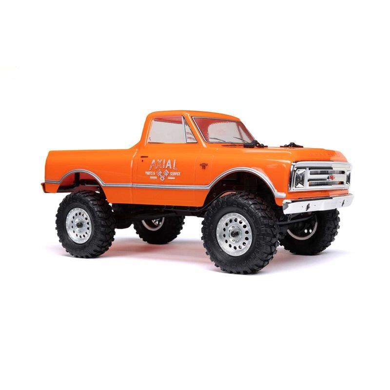 AXIAL 1/24 SCX24 1967 Chevrolet C10 4WD Brushed Truck RTR, Orange - 9