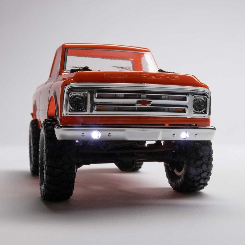 AXIAL 1/24 SCX24 1967 Chevrolet C10 4WD Brushed Truck RTR, Orange - 17
