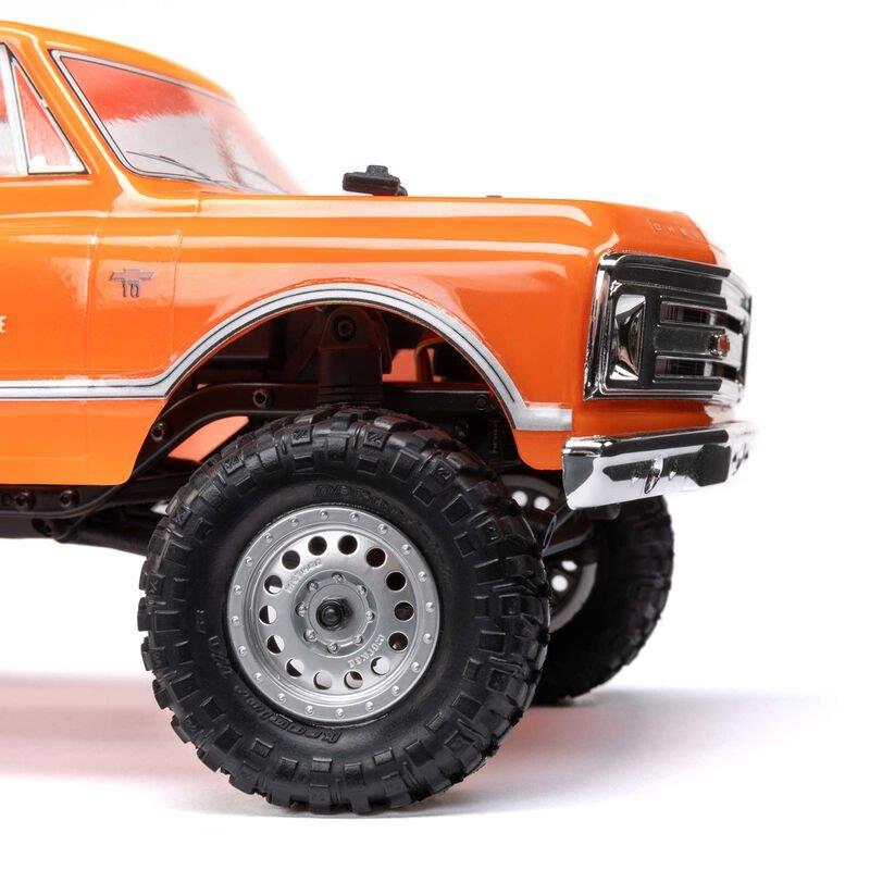 AXIAL 1/24 SCX24 1967 Chevrolet C10 4WD Brushed Truck RTR, Orange - 18