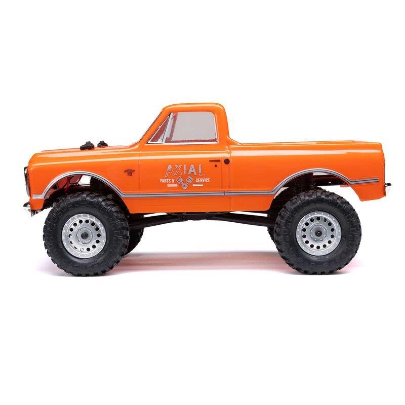 AXIAL 1/24 SCX24 1967 Chevrolet C10 4WD Brushed Truck RTR, Orange - 12