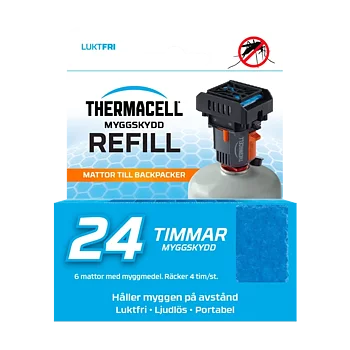 Refill till Thermacell Backpacker, 24h