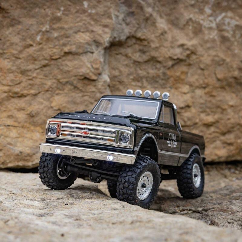 AXIAL 1/24 SCX24 1967 Chevrolet C10 4WD Brushed Truck RTR, Black - 5