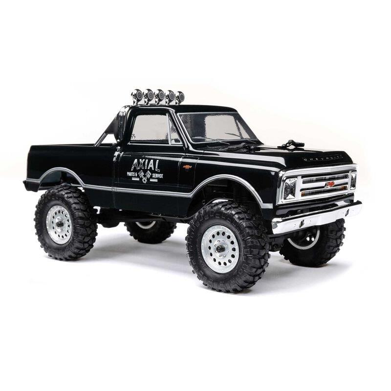 AXIAL 1/24 SCX24 1967 Chevrolet C10 4WD Brushed Truck RTR, Black - 10
