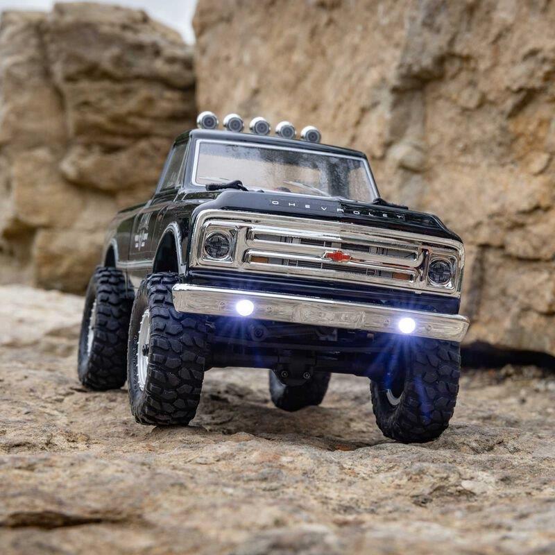 AXIAL 1/24 SCX24 1967 Chevrolet C10 4WD Brushed Truck RTR, Black - 3
