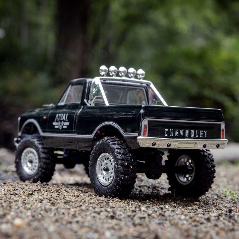 AXIAL 1/24 SCX24 1967 Chevrolet C10 4WD Brushed Truck RTR, Black - 9