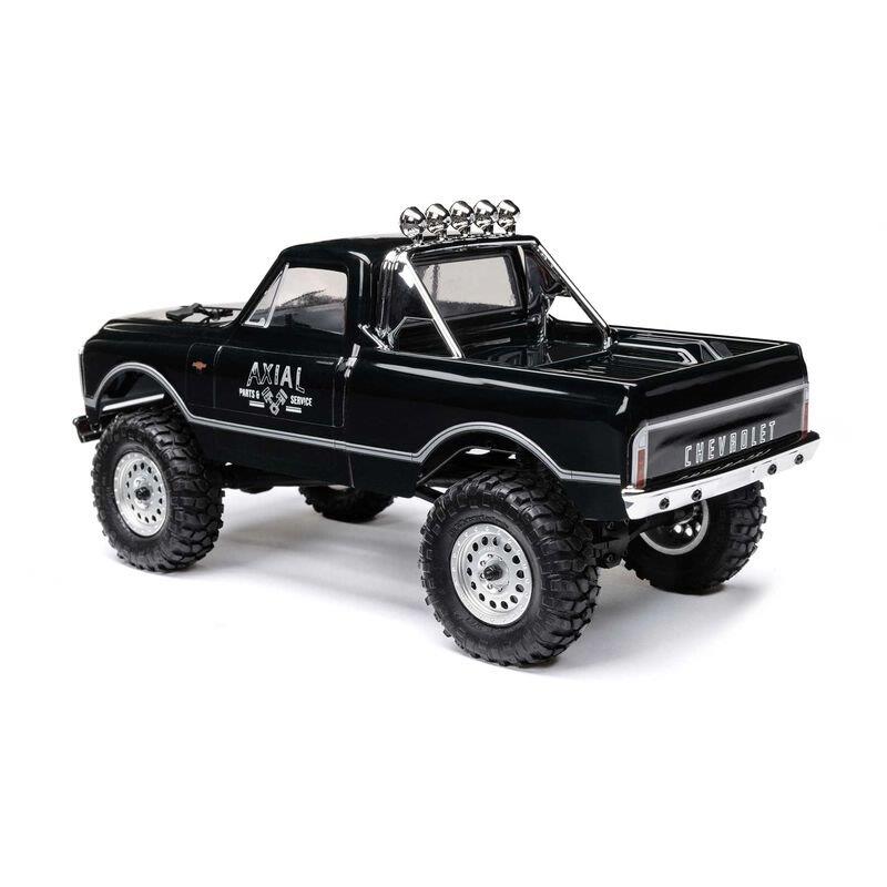 AXIAL 1/24 SCX24 1967 Chevrolet C10 4WD Brushed Truck RTR, Black - 11
