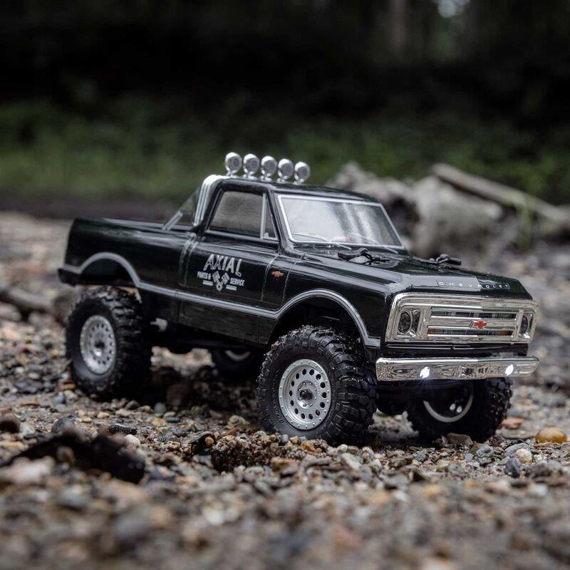 AXIAL 1/24 SCX24 1967 Chevrolet C10 4WD Brushed Truck RTR, Black - 8