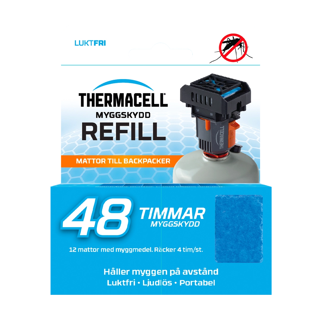 Refill till Thermacell Backpacker, 48h