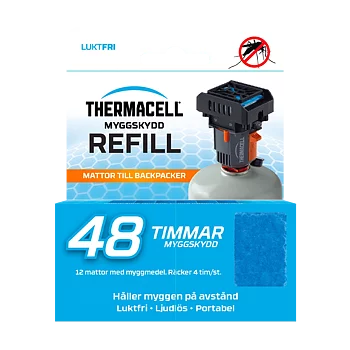 Refill till Thermacell Backpacker, 48h