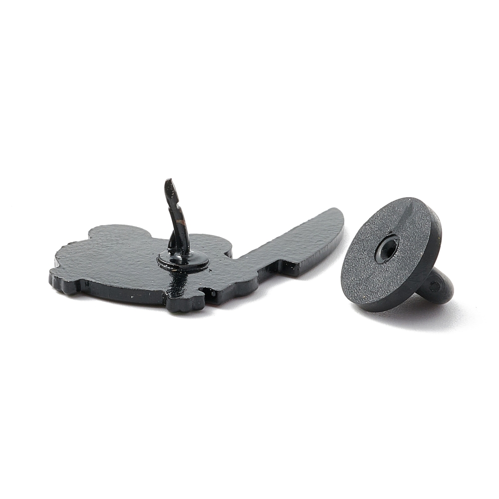 Brosch pin liten groda med kniv - 2