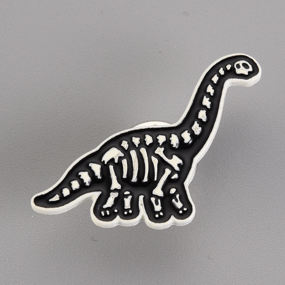 Brosch pin dinosaurie långhals brontosaurus skelett