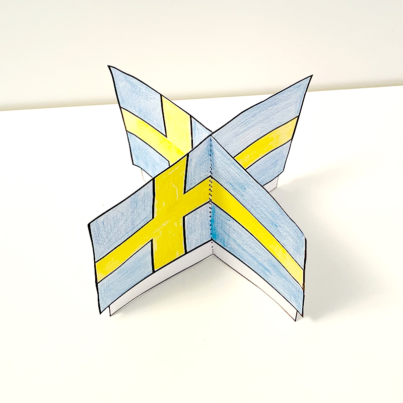 Pyssel Sveriges nationaldag pyssel för barn