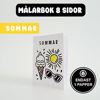 målarbok sommar barn