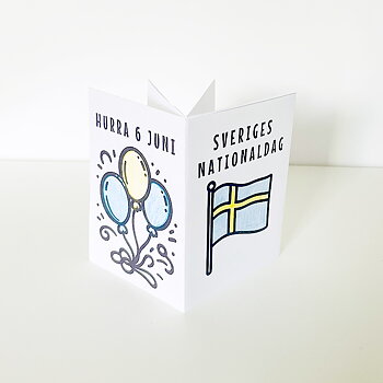 Målarbok Sveriges Nationaldag