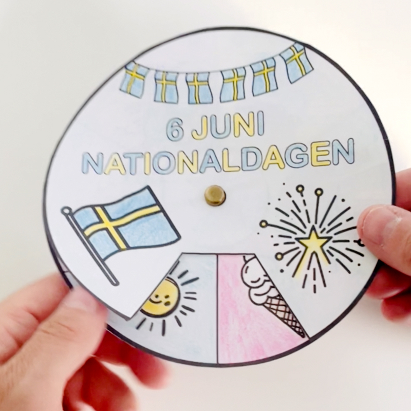 Pyssel till Sveriges Nationaldag för barn
