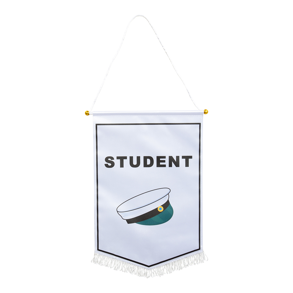 Vertical "Student" Flag