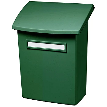 Postlåda grön med innerlock