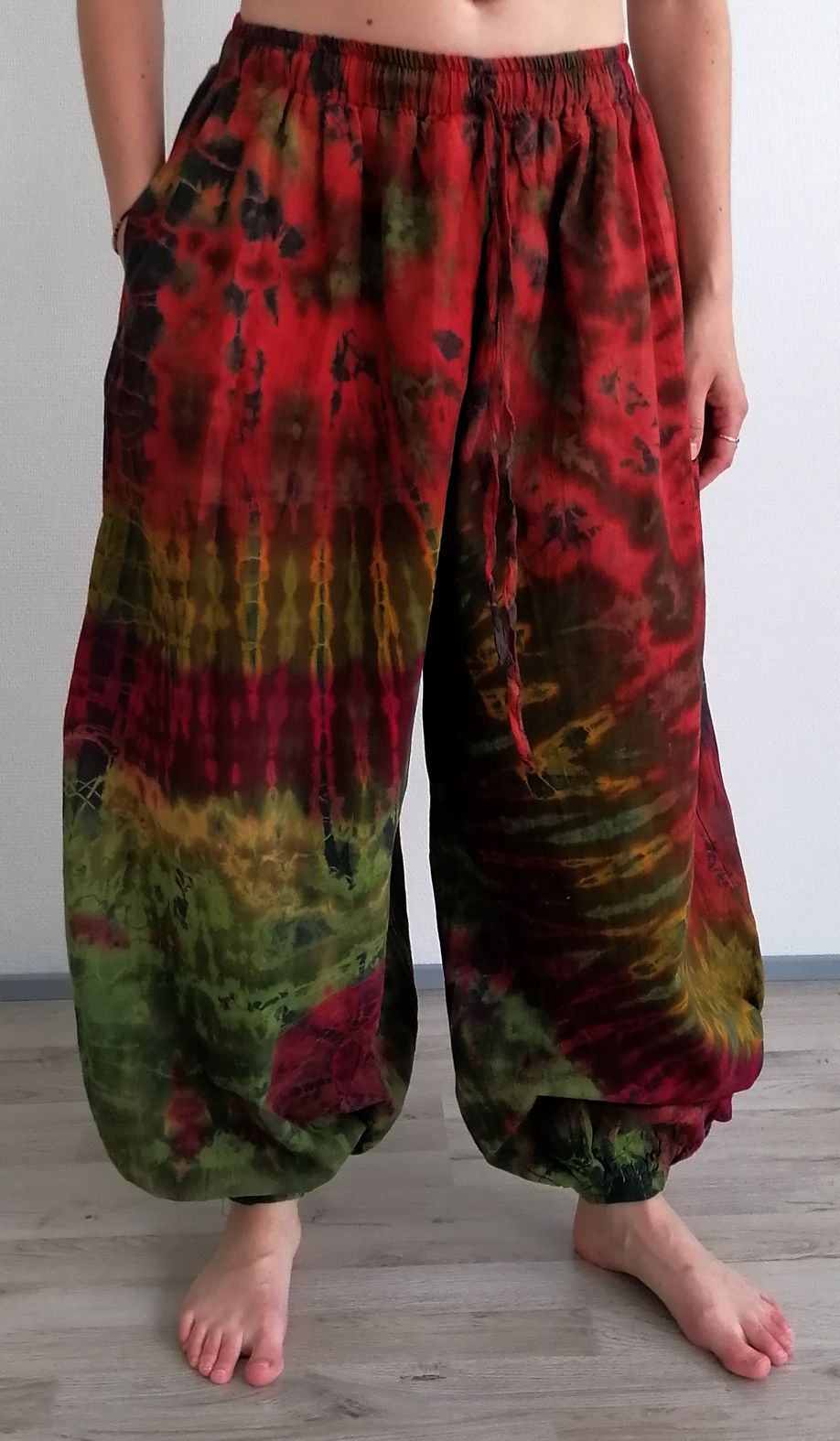 Baggy Byxor i Batik - Bomull