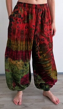 Baggy Byxor i Batik - Bomull