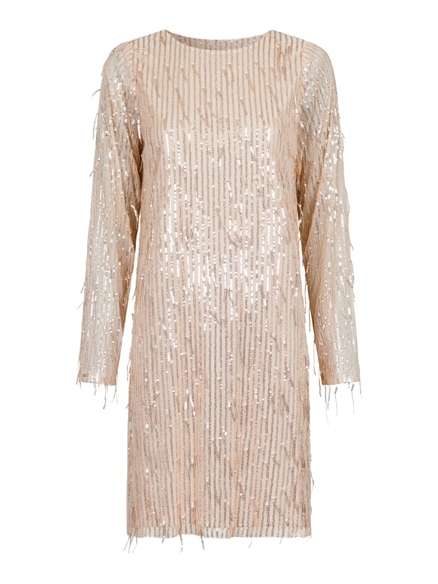 Maline Sequins Dress Rose Gold