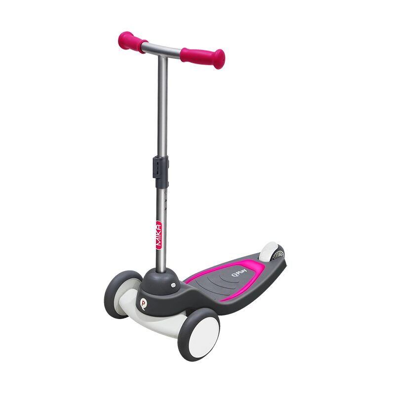 LED Scooter, Trehjulig sparkcykel Qplay Mika Pink 