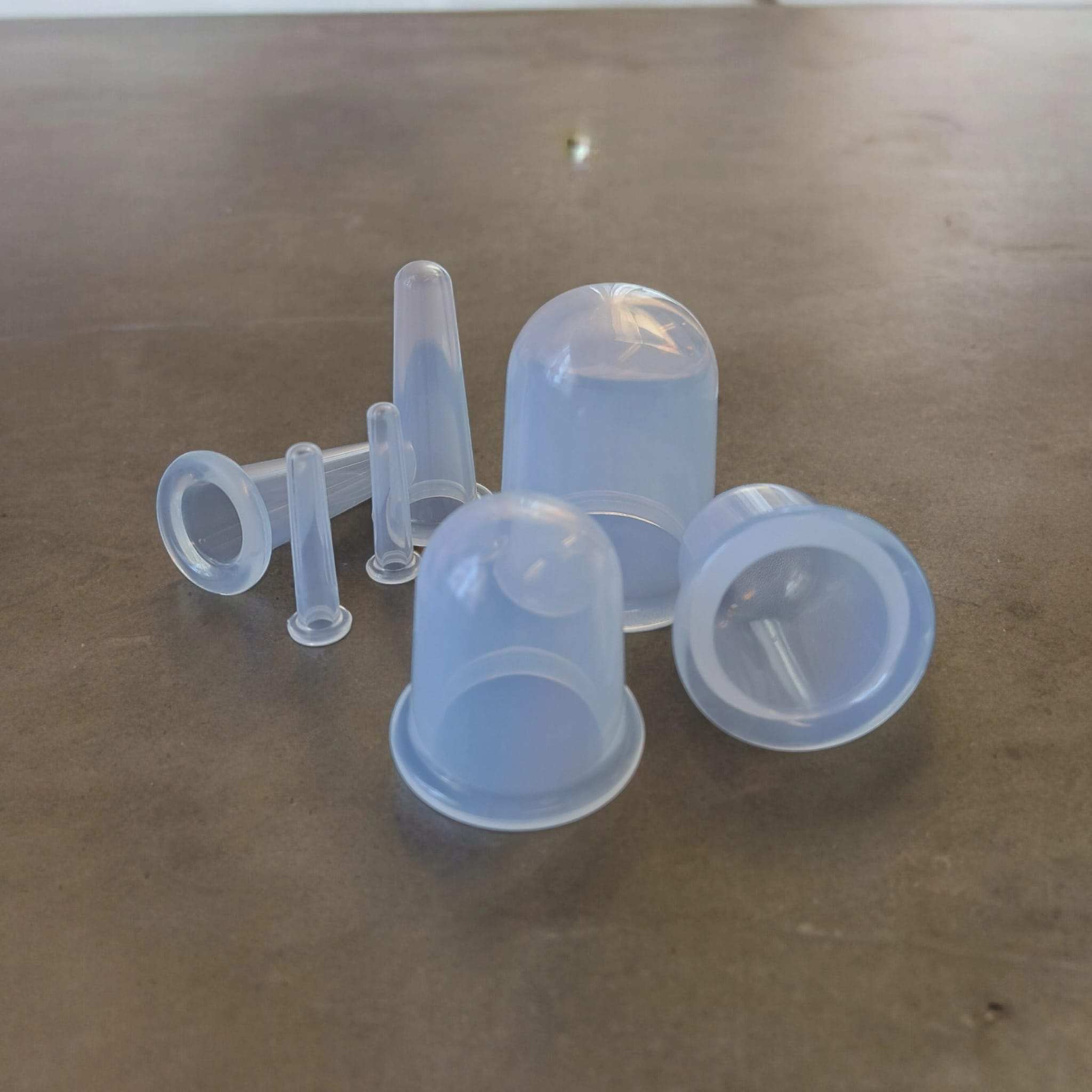 Silicone Cupping Set med 4 eller 7 koppor i en praktisk påse - 2