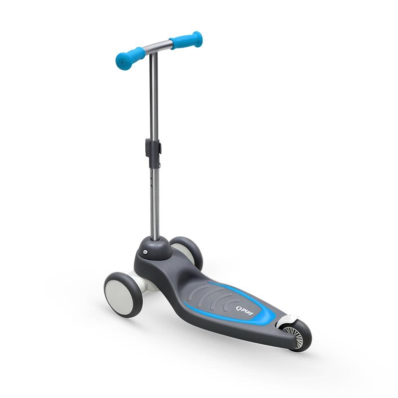 LED Scooter, Trehjulig sparkcykel Qplay Mika Blue - 2