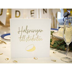 Guestbook "Hälsningar till studenten"