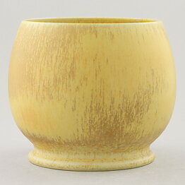 Sven Wejsfelt (1980) Unique Yellow Haresfur Bowl 15 cm