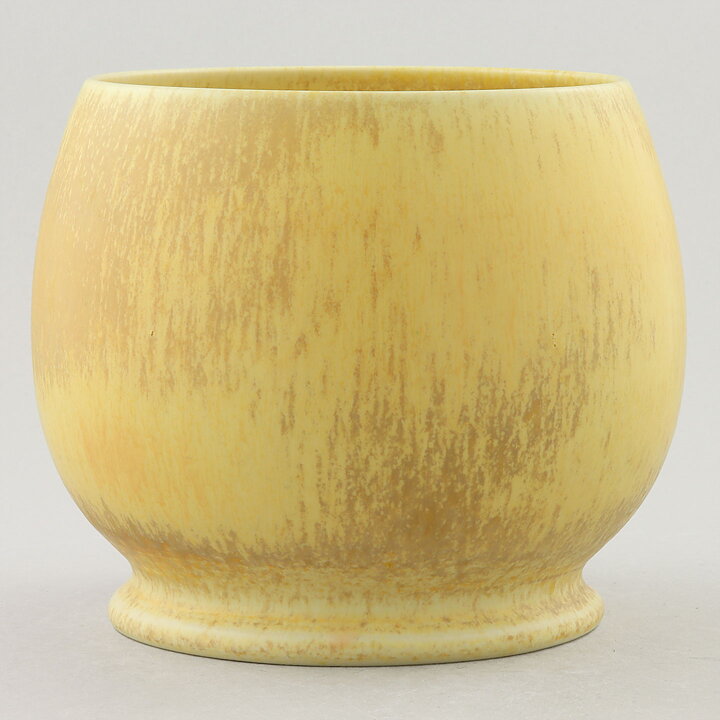 Sven Wejsfelt (1980) Unique Yellow Haresfur Bowl 15 cm