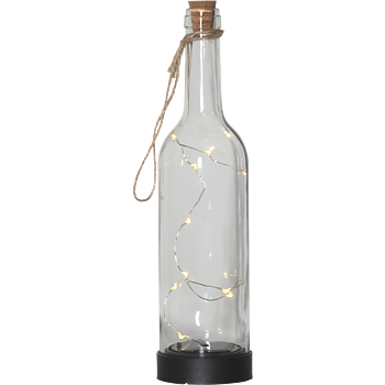 Solcellsdekoration Bottle - Star Trading