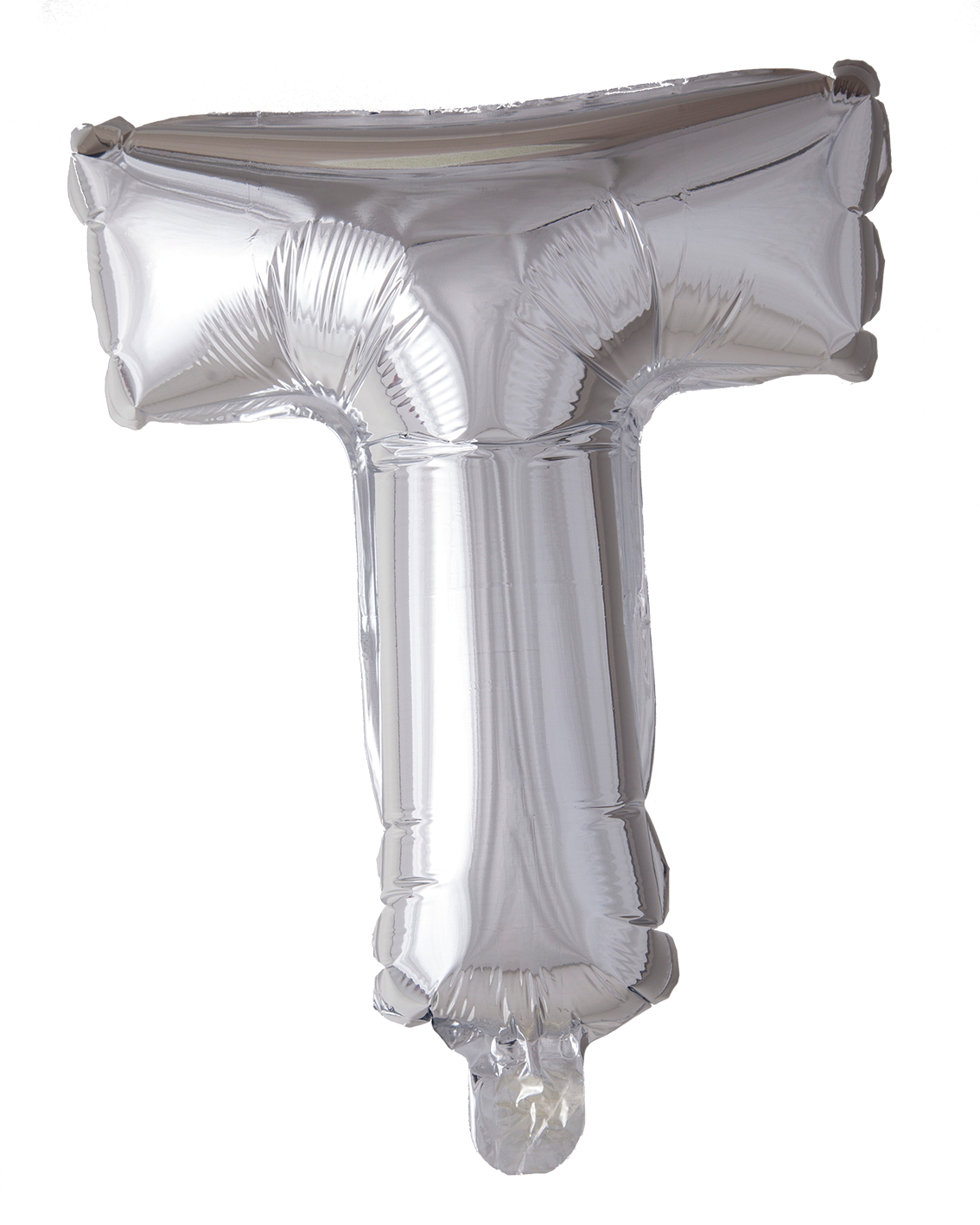 Folieballong Bokstav T Silver 41cm