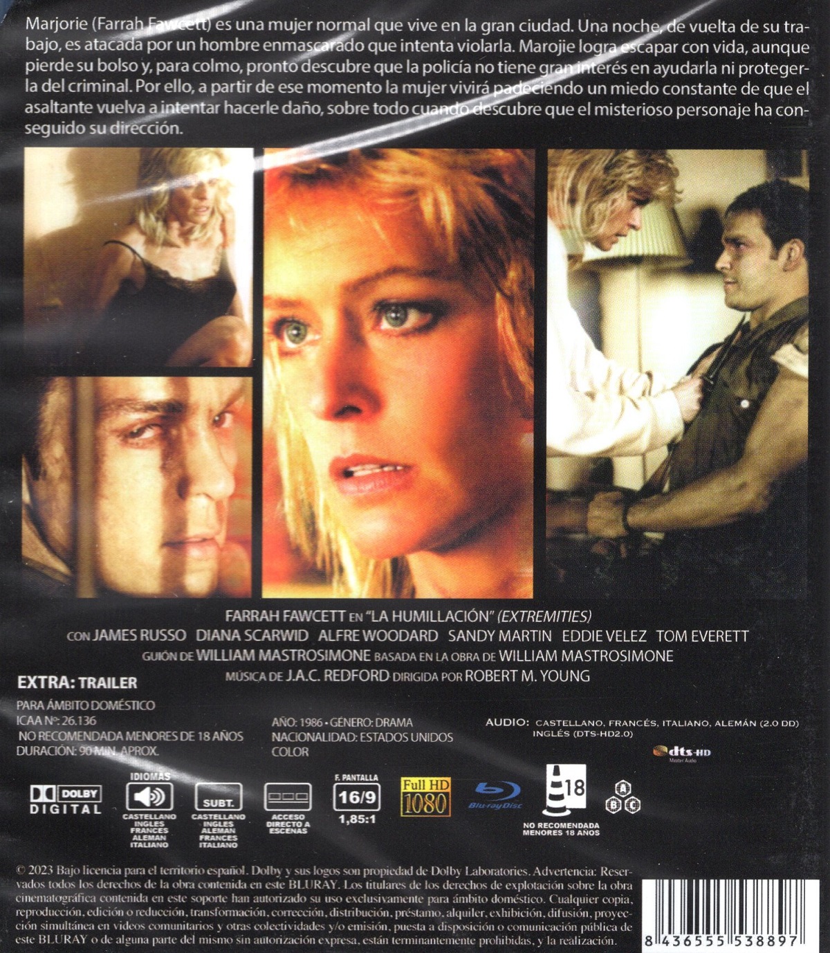 Extremities (ej svensk text) (Blu-ray) - 2