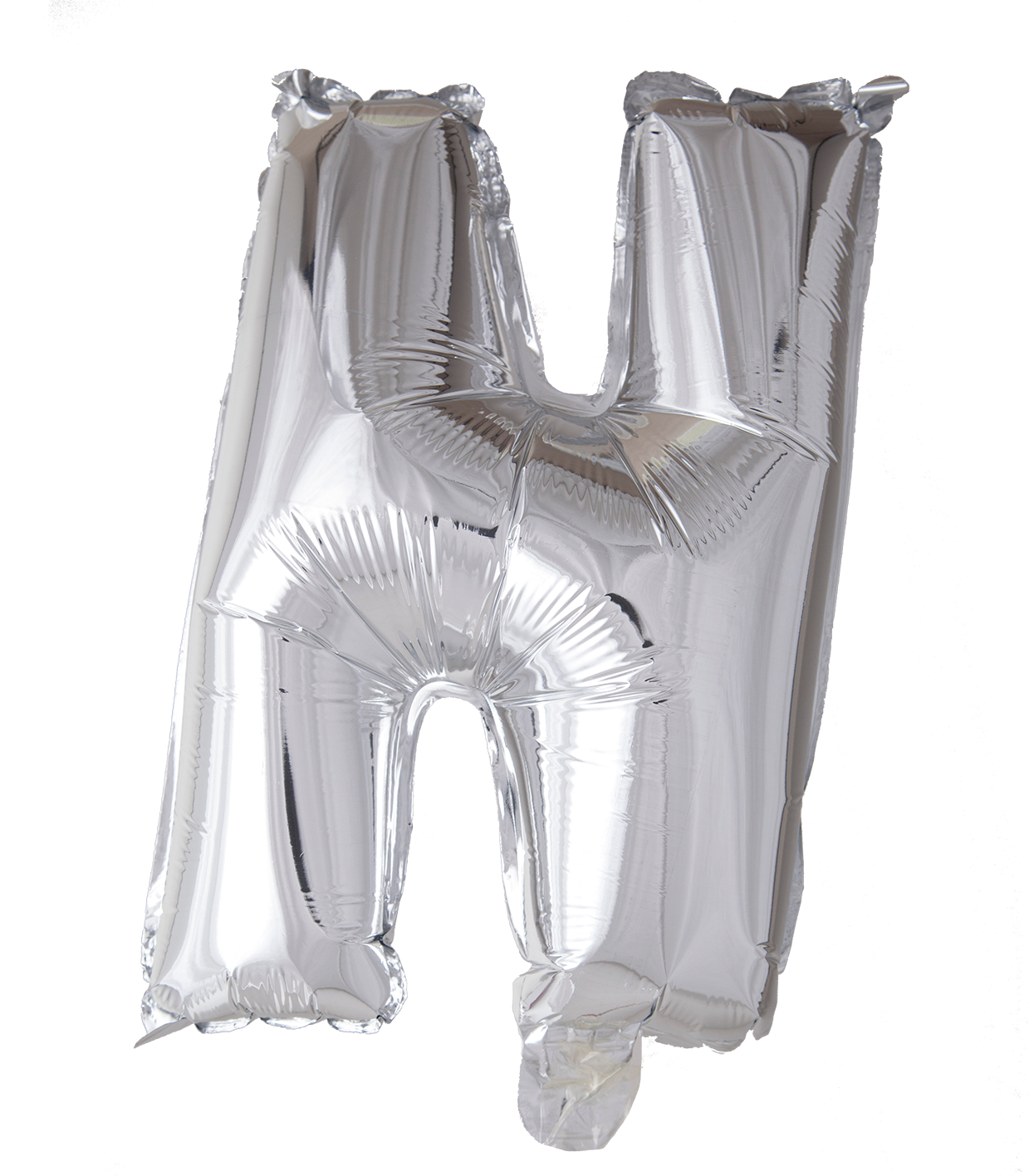 Folieballong Bokstav N Silver 41cm