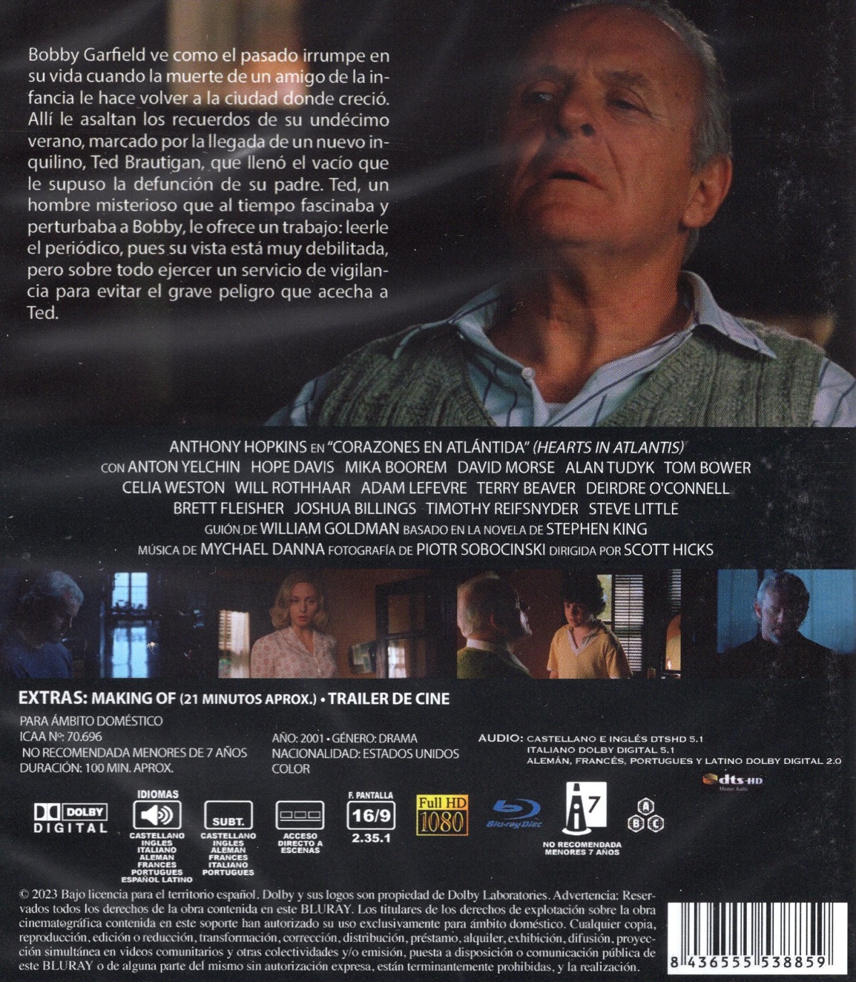 Hearts In Atlantis (ej svensk text) (Blu-ray) - 2