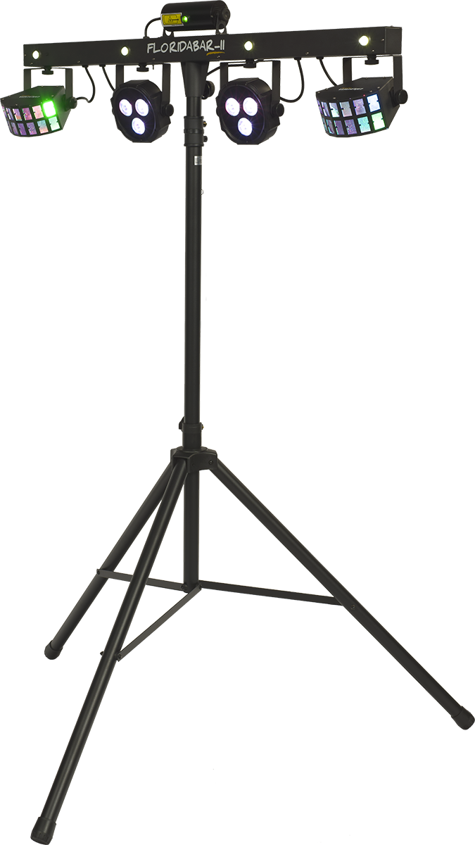 Algam Lights Florida Bar II light stand RGB LED and FX projectors set - 3