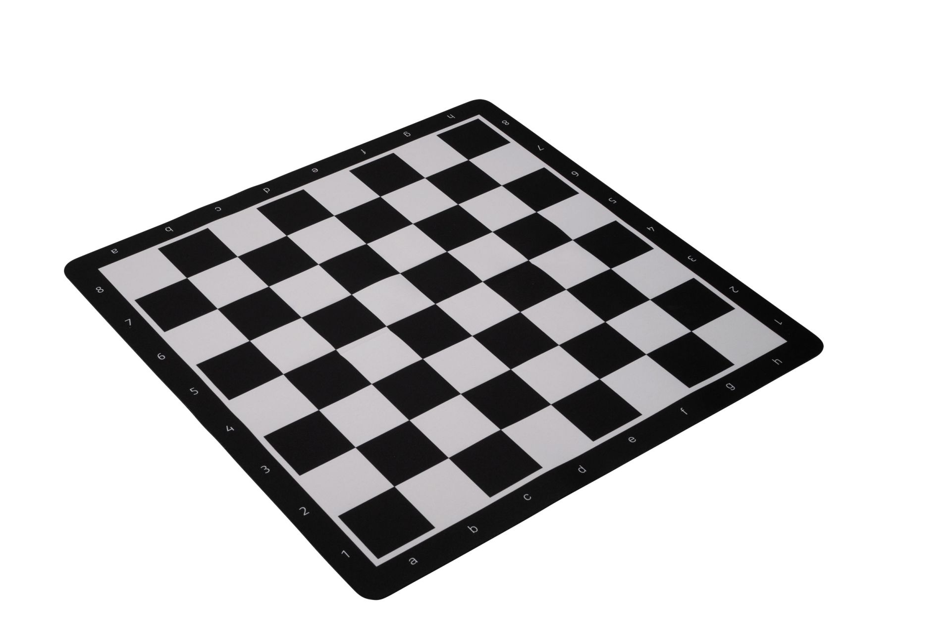 Schackbräde Rullbart, 55mm Svart musmatta kvalite - 2